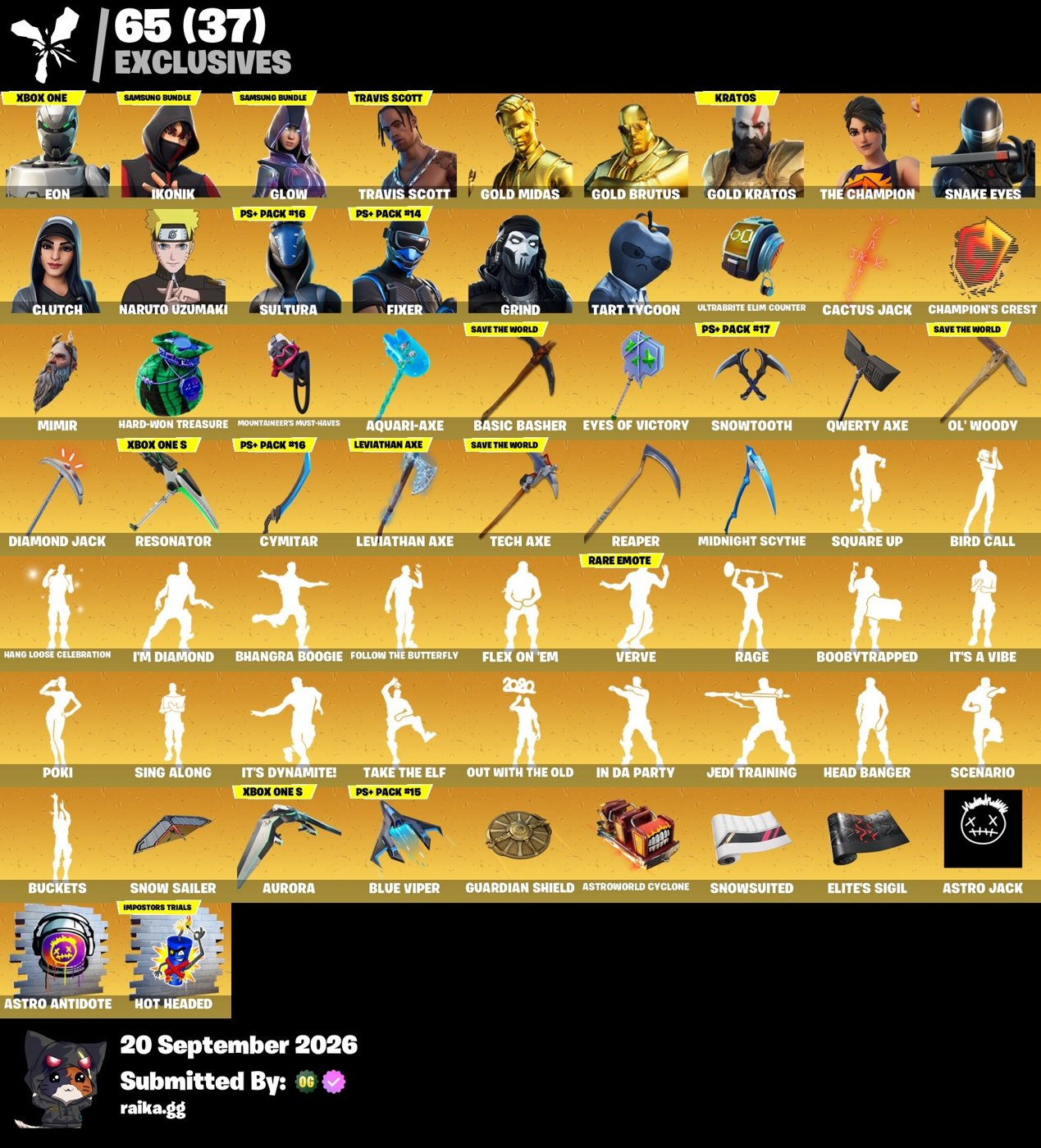 Fortnite account 609-Skin Fortnite Account | IKONIK, Travis Scott, Glow, Eon | PC/PSN/Xbox