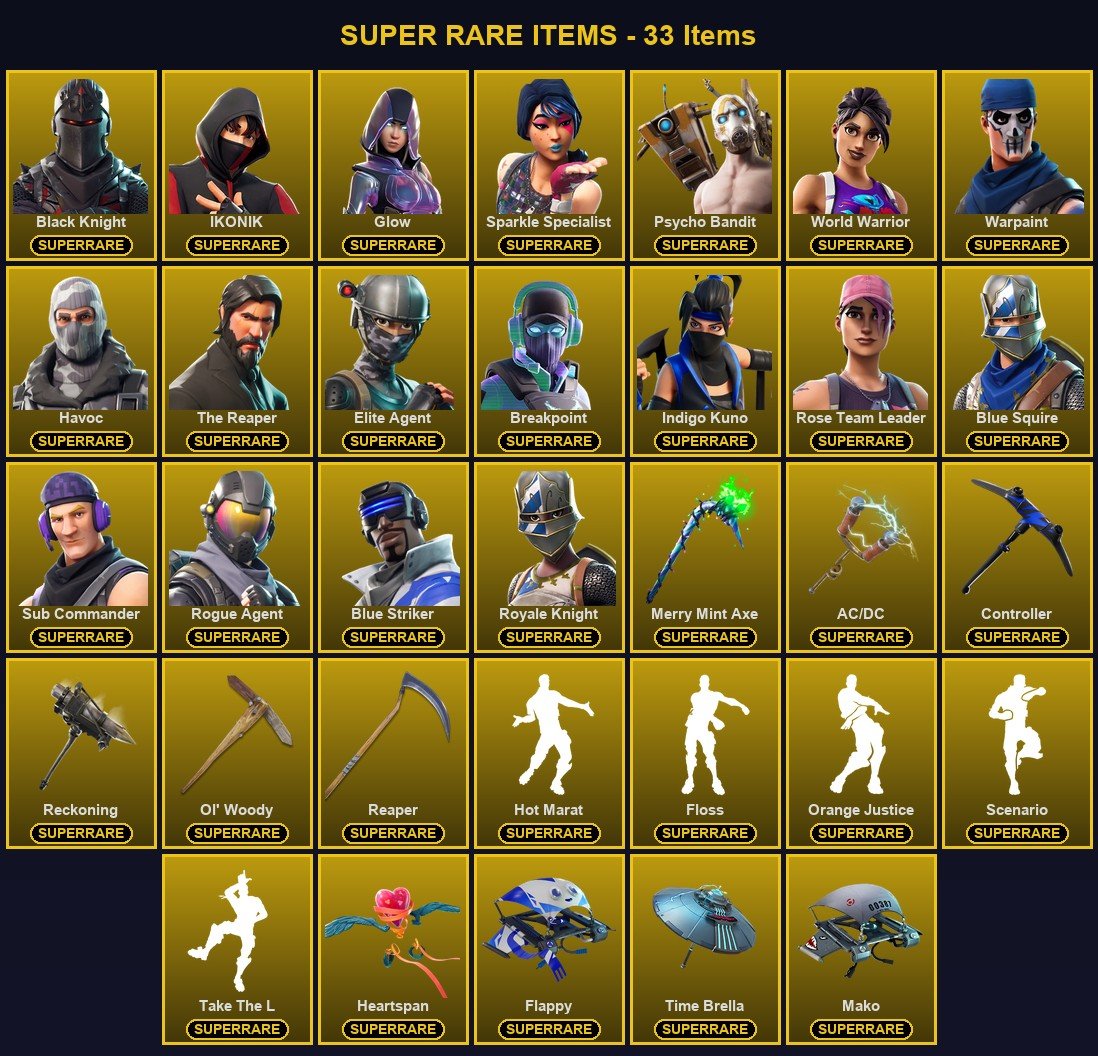 347-Skin Fortnite Account | Black Knight, Blue Squire, IKONIK, Glow | PC/PSN/Xbox
