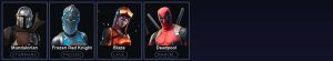 347-Skin Fortnite Account | Black Knight, Blue Squire, IKONIK, Glow | PC/PSN/Xbox