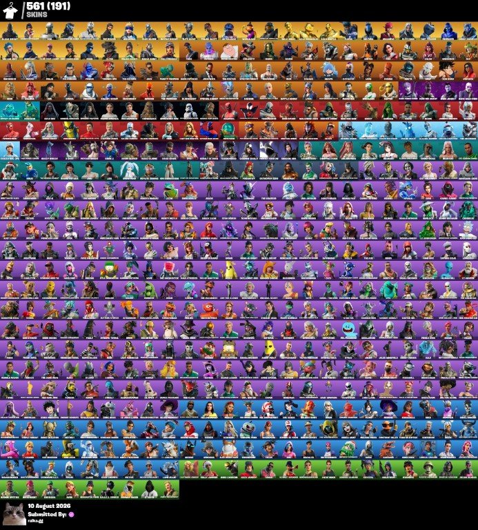 Fortnite account 561-Skin Fortnite Account | Black Knight, Travis Scott, Eon, Royale Knight | PSN/Xbox