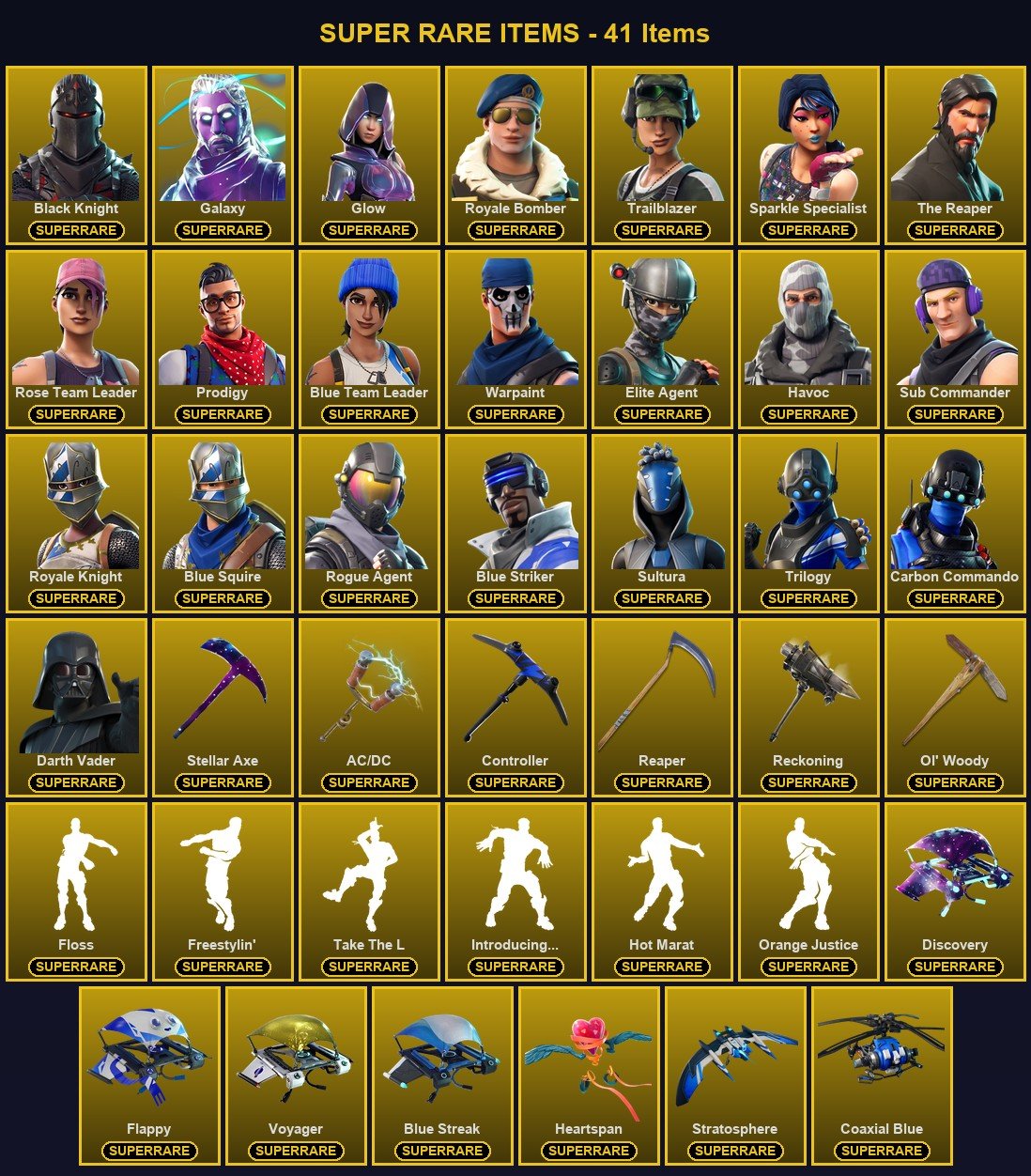 326-Skin Fortnite Account | Black Knight, Blue Squire, Galaxy, Glow | PC/PSN/Xbox