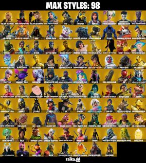 357-Skin OG Fortnite Account | Black Knight, Blue Squire, Travis Scott, The Reaper | PC/PSN/Xbox