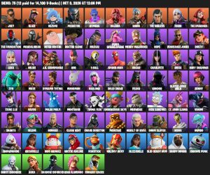 Fortnite account screenshot