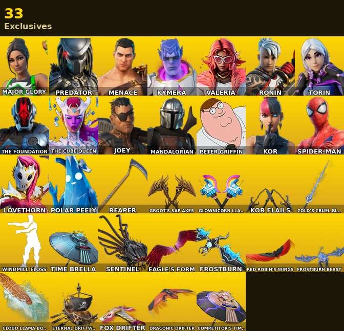 Fortnite account screenshot