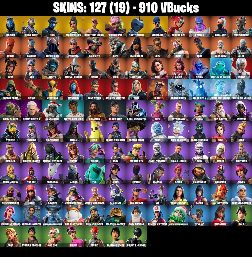 Fortnite account screenshot