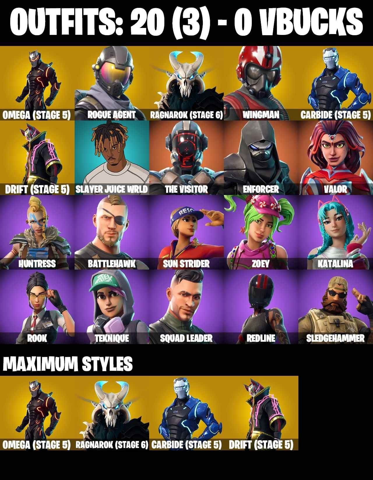 Fortnite account screenshot