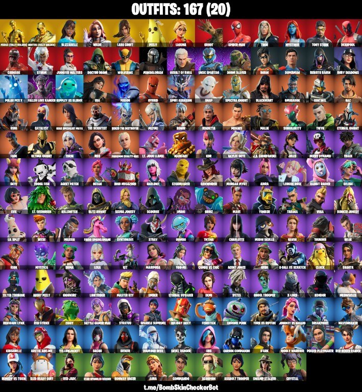 Fortnite account screenshot