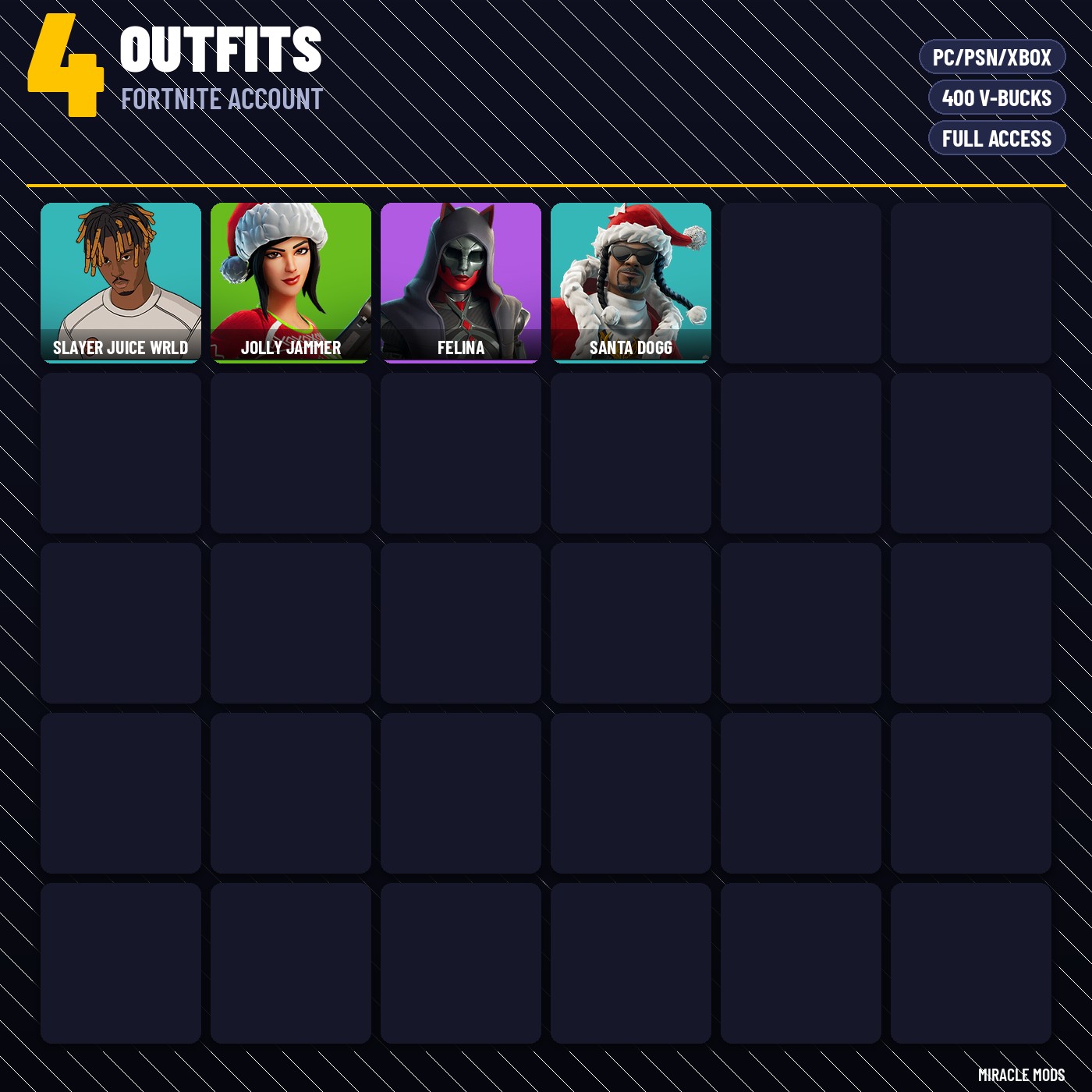 Fortnite account screenshot
