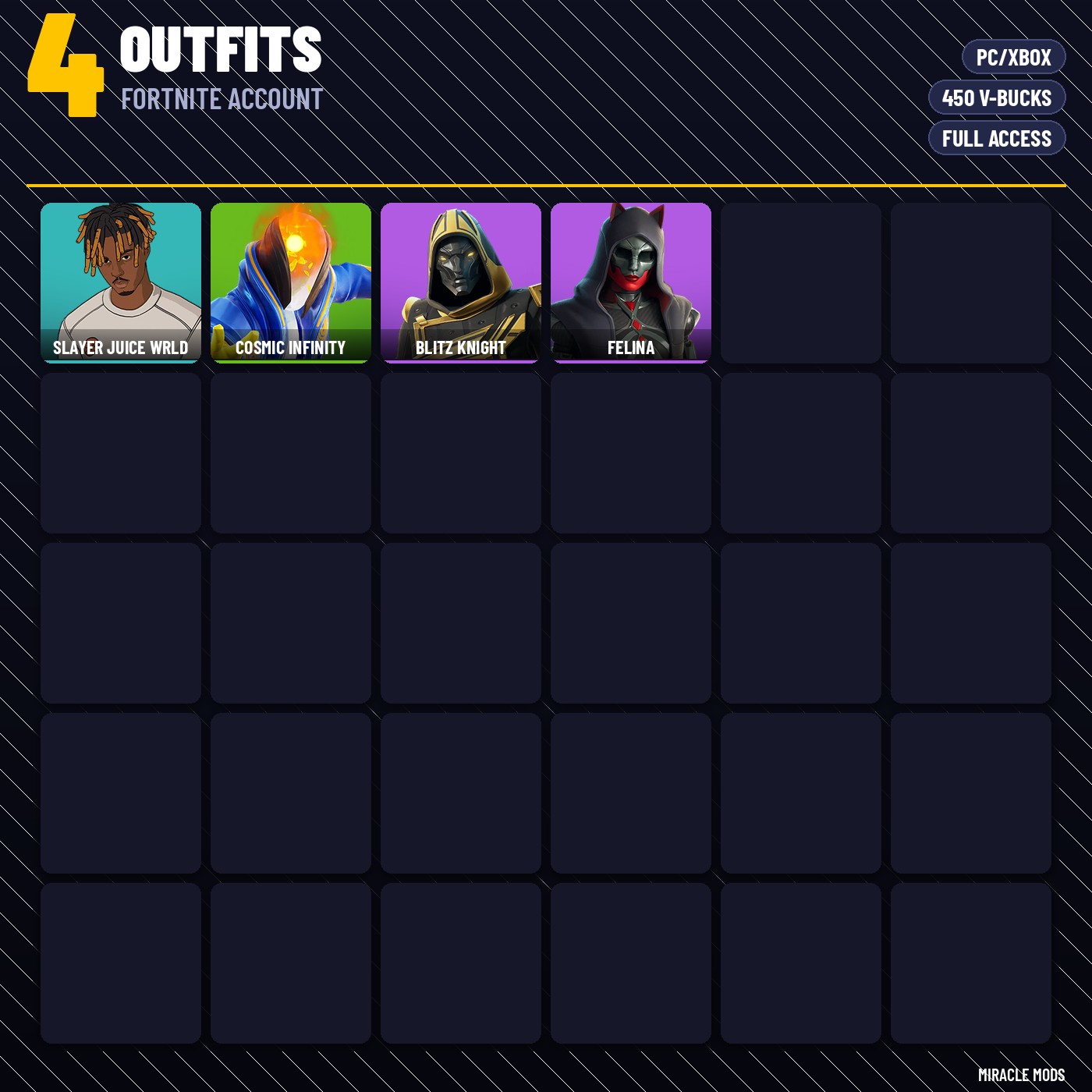 Fortnite account screenshot
