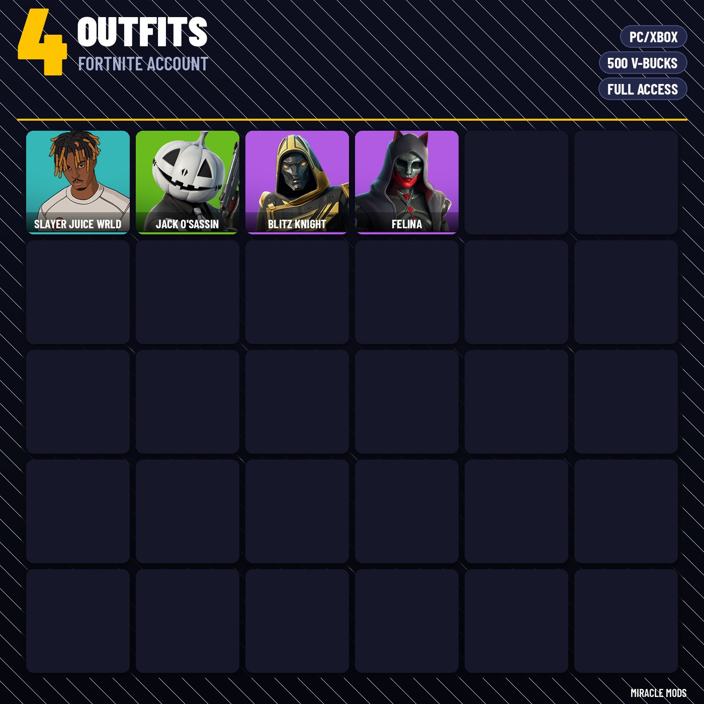 Fortnite account screenshot