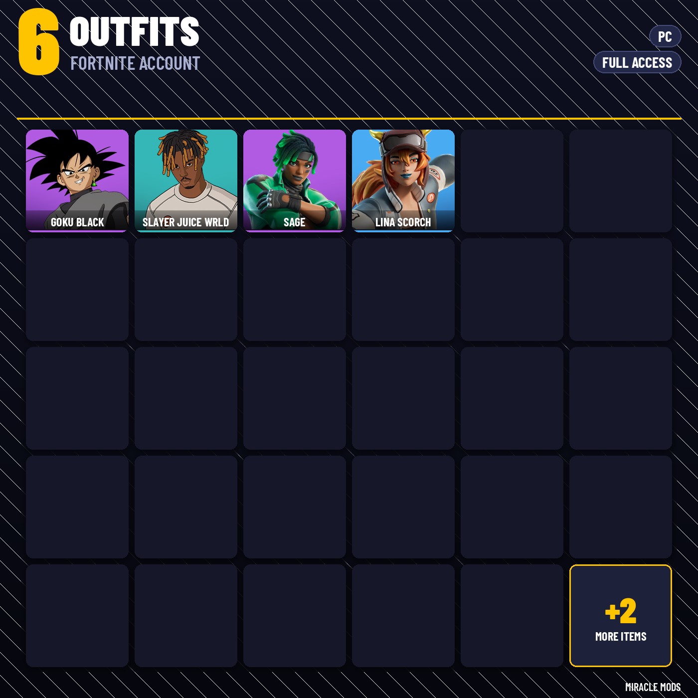 Fortnite account screenshot