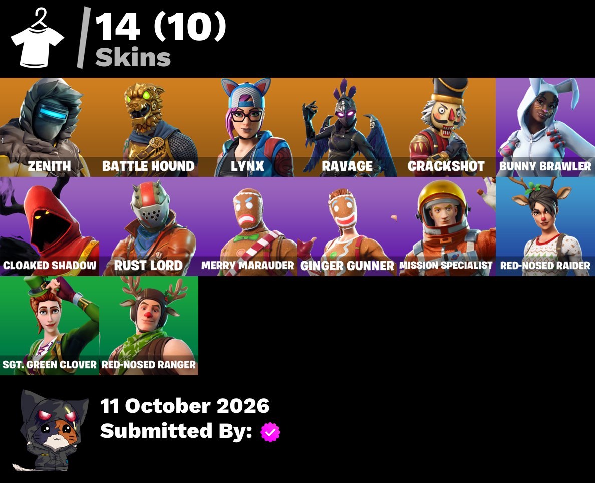 Fortnite account screenshot