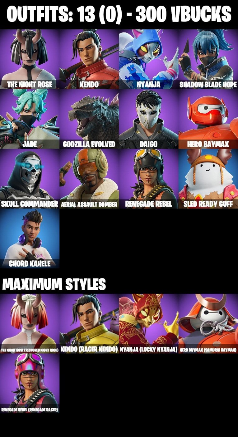 Fortnite account Fortnite account screenshot