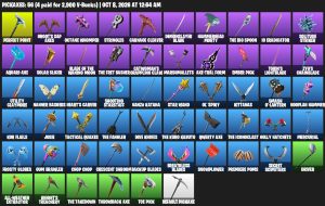 Fortnite account screenshot