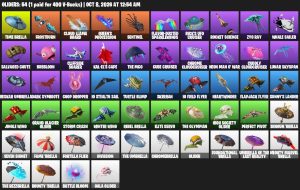 Fortnite account screenshot