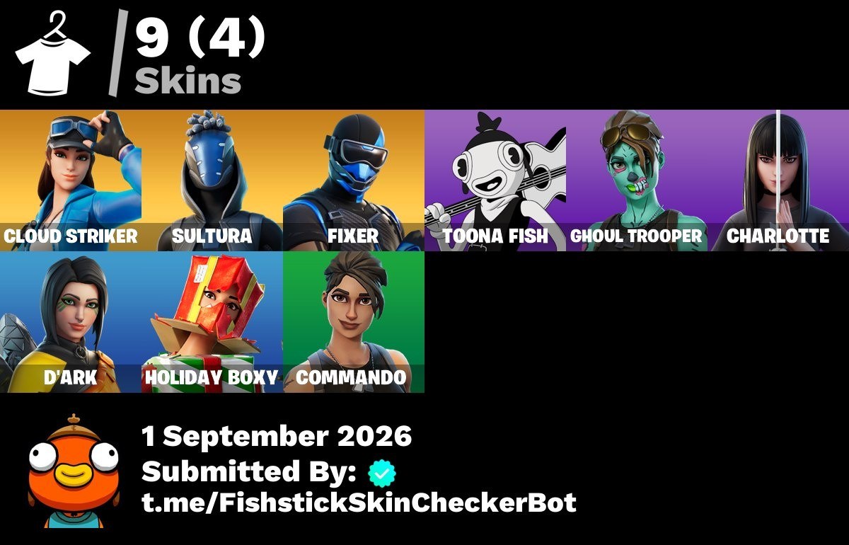 Fortnite account Fortnite account screenshot