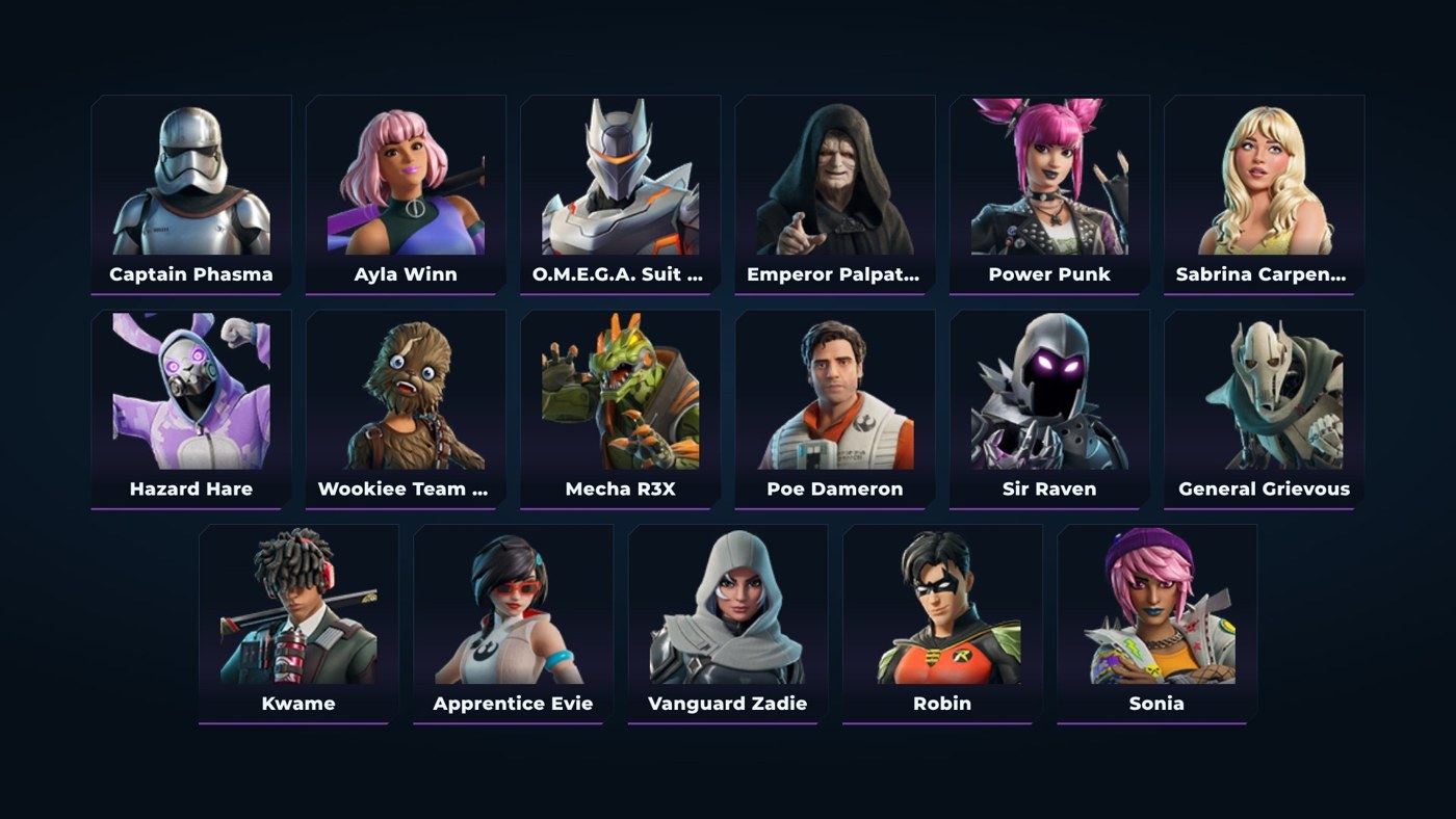 Fortnite account Fortnite account screenshot