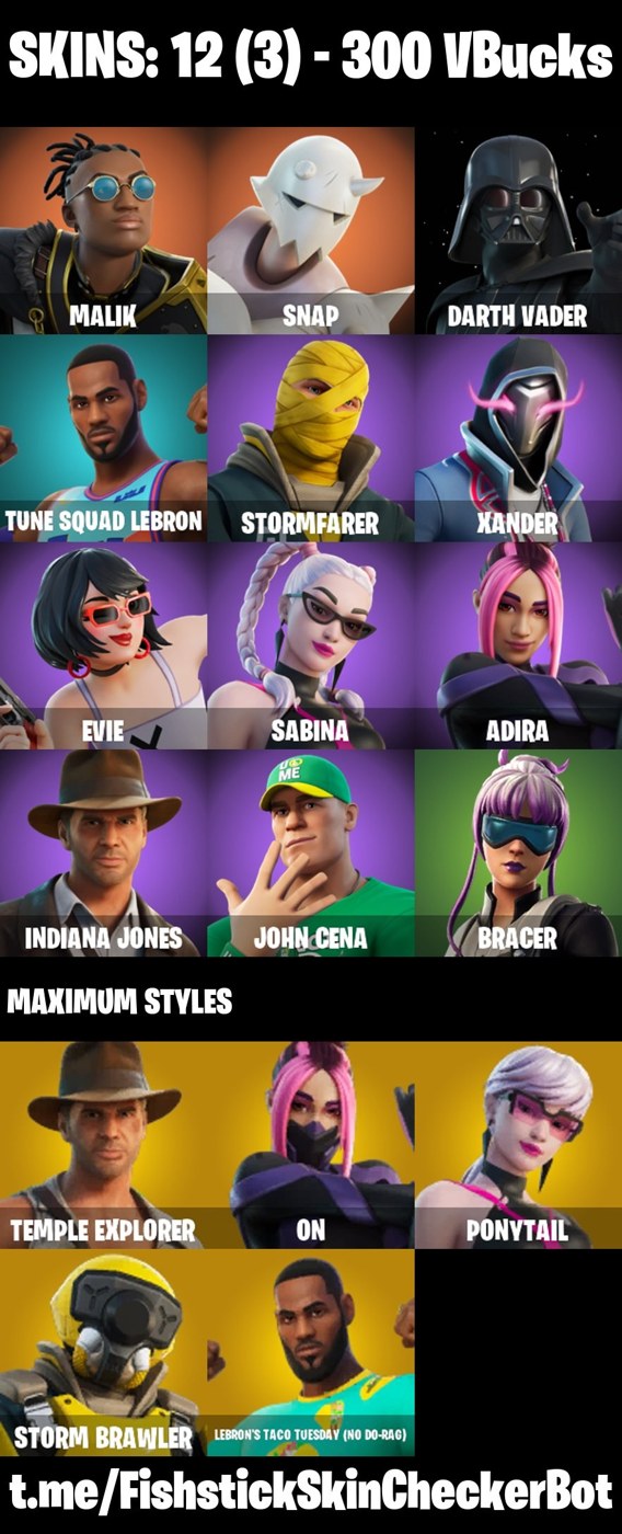 Fortnite account Fortnite account screenshot