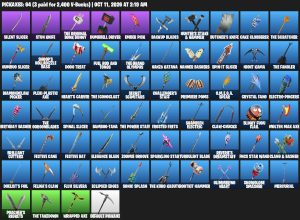 Fortnite account screenshot