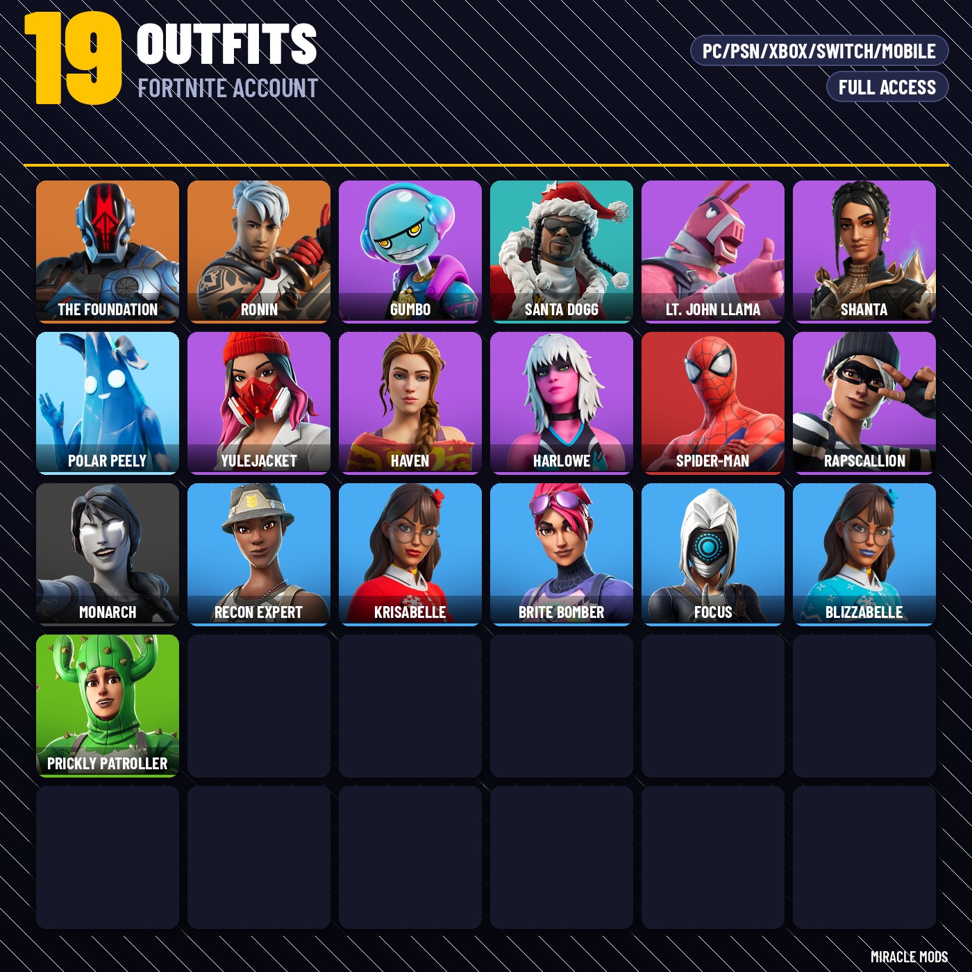 Fortnite account Fortnite account screenshot