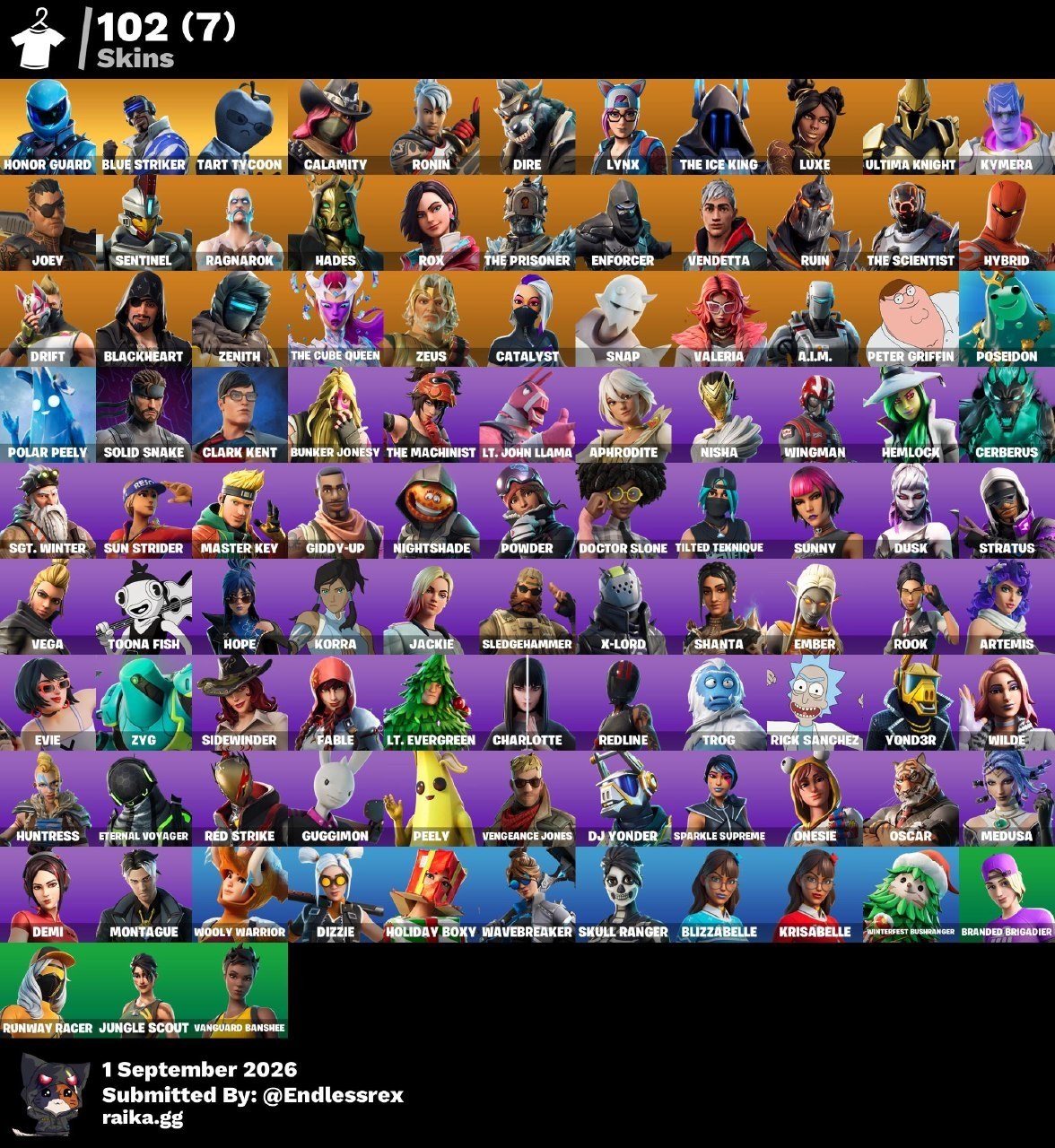 Fortnite account Fortnite account screenshot
