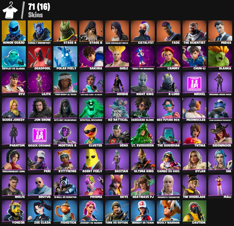Fortnite account Fortnite account screenshot