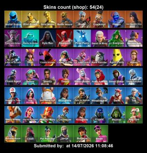 Fortnite account screenshot