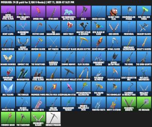 Fortnite account screenshot