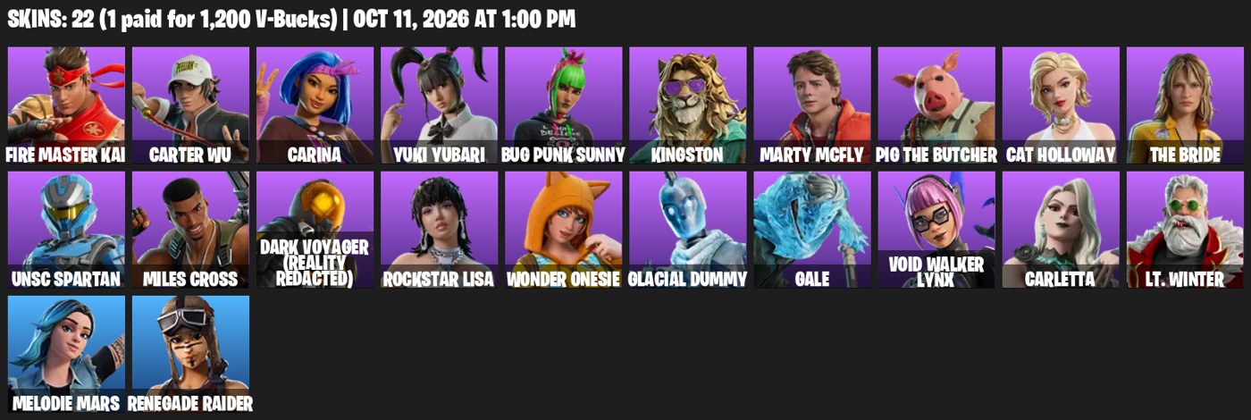 Fortnite account Fortnite account screenshot