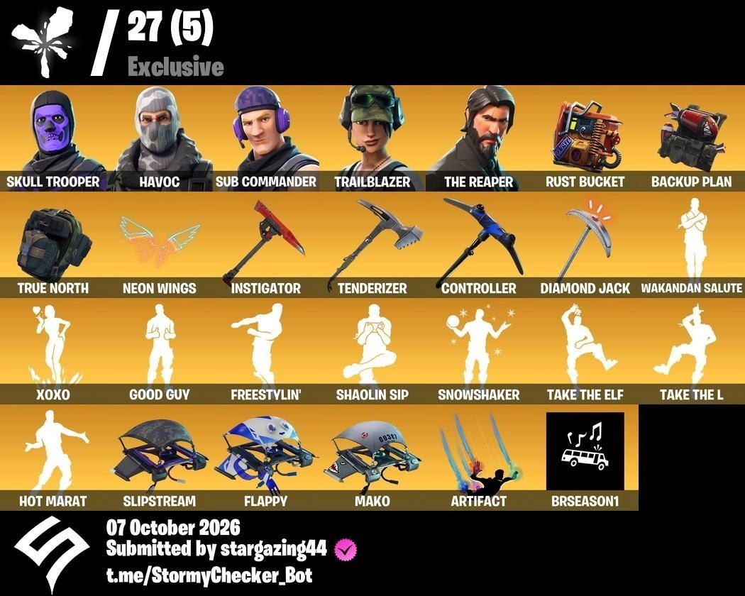 Fortnite account screenshot Fortnite account screenshot