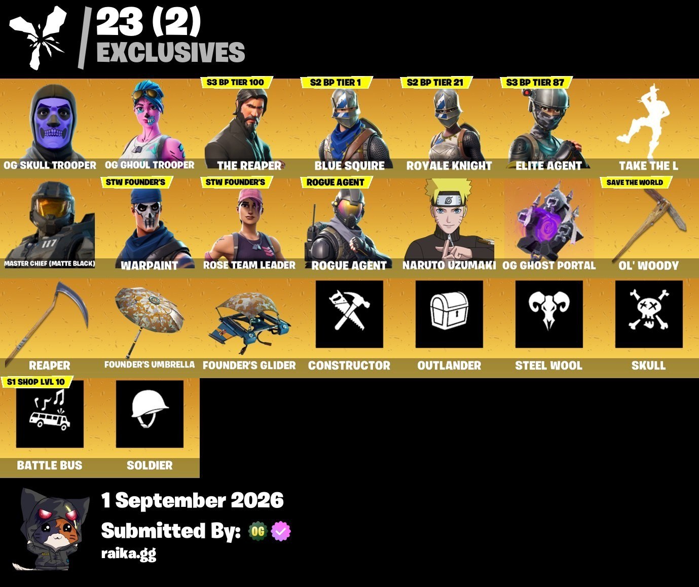Fortnite account screenshot Fortnite account screenshot