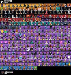 Fortnite account screenshot