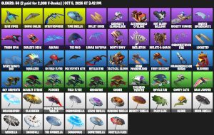 Fortnite account locker screenshot