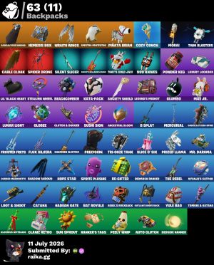 30-Skin Fortnite Account | Take The L, Kado Thorne, Ahsoka Tano, Spider-Man Zero | PC/Switch