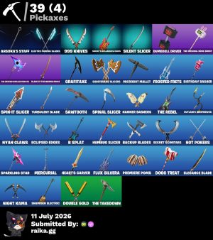 30-Skin Fortnite Account | Take The L, Kado Thorne, Ahsoka Tano, Spider-Man Zero | PC/Switch