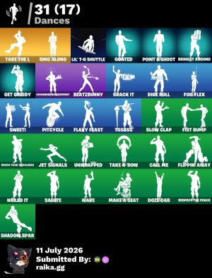 30-Skin Fortnite Account | Take The L, Kado Thorne, Ahsoka Tano, Spider-Man Zero | PC/Switch