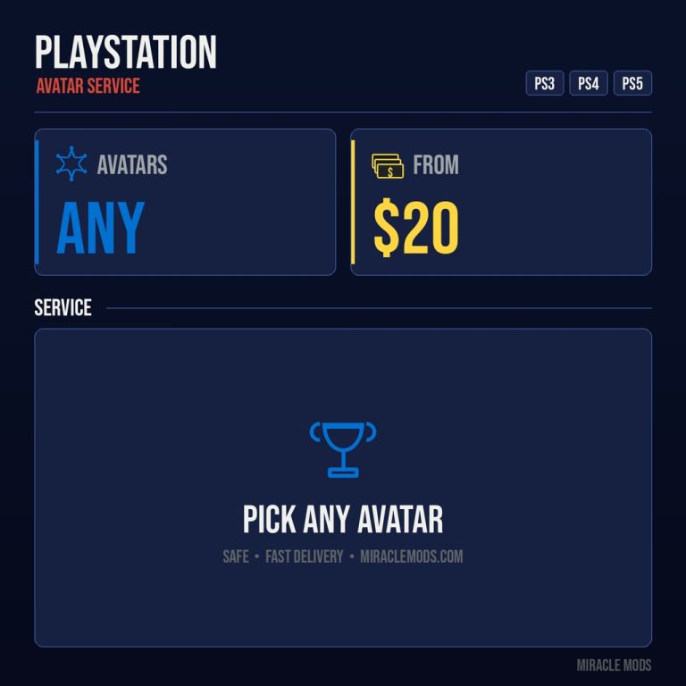 PS3 Avatar Service (Works on PS4/PS5) PS3 avatar service for PS4 and PS5
