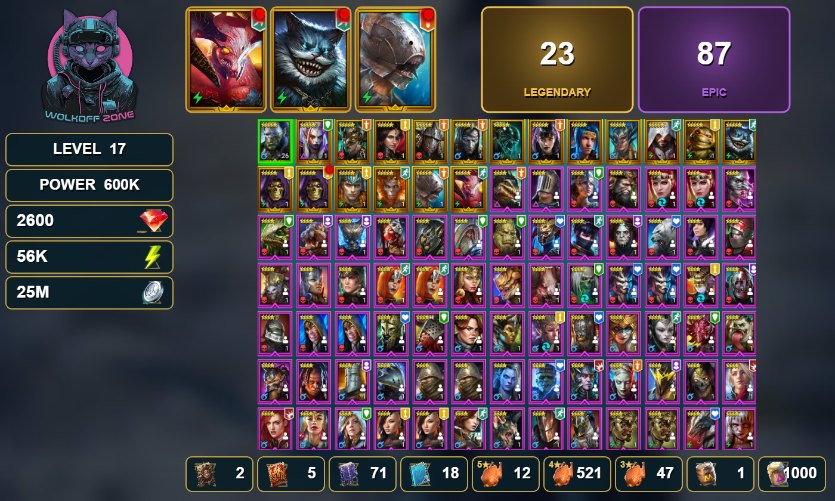 Raid Shadow Legends account