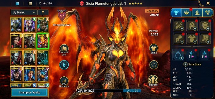 Raid Shadow Legends account