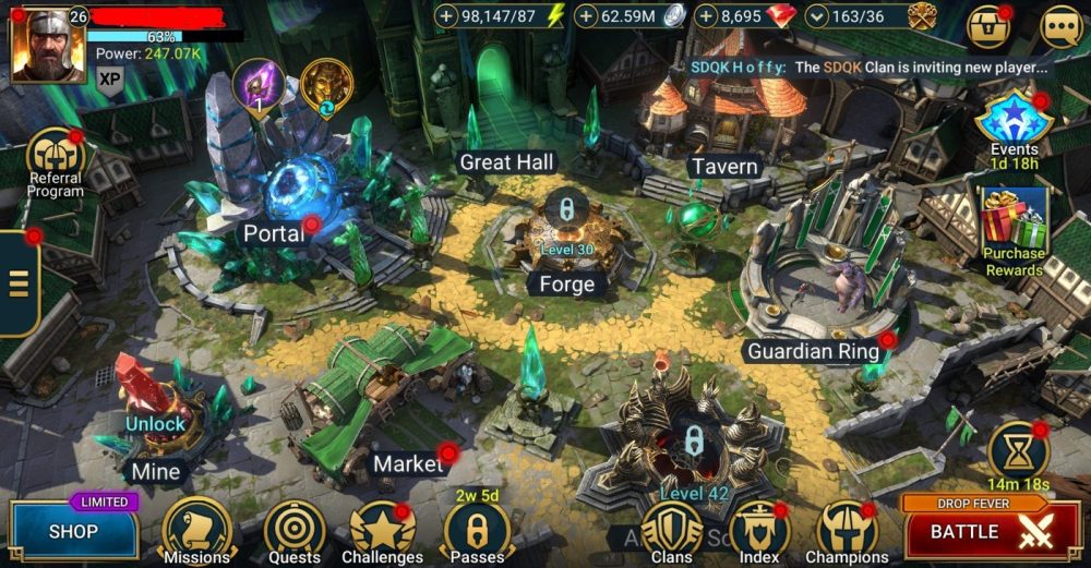 Raid Shadow Legends account Raid Shadow Legends account