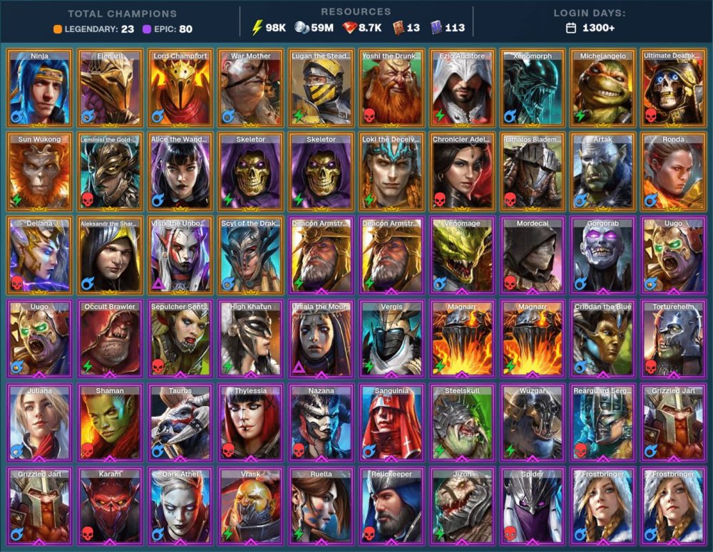 Raid Shadow Legends account