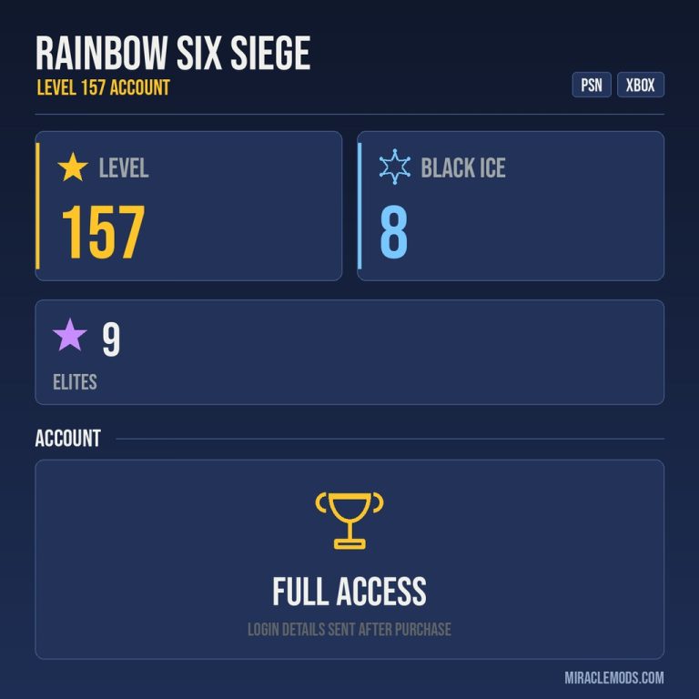 Rainbow Six Siege account