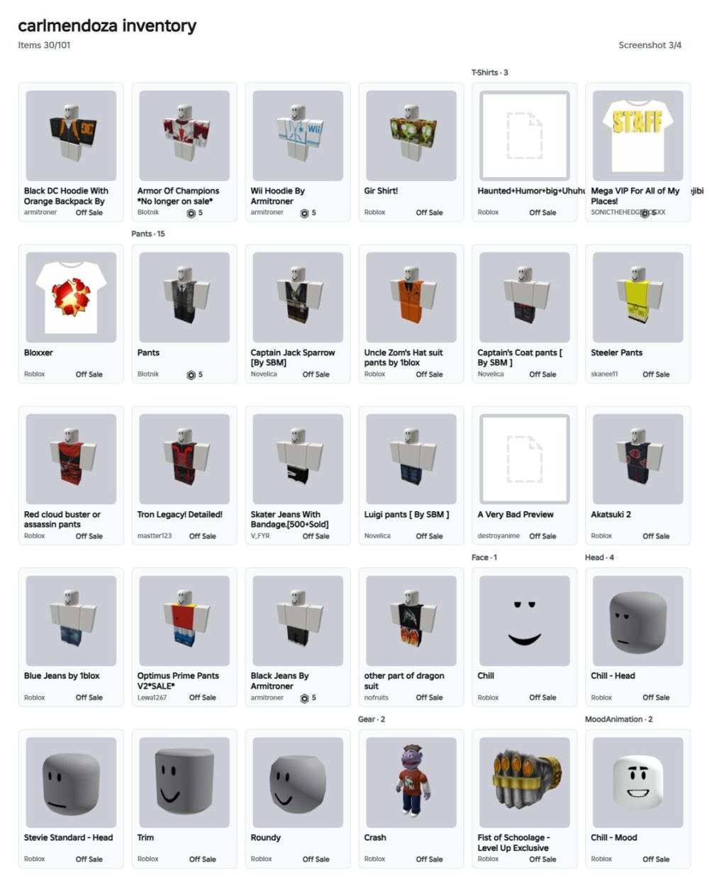 Roblox account Roblox account