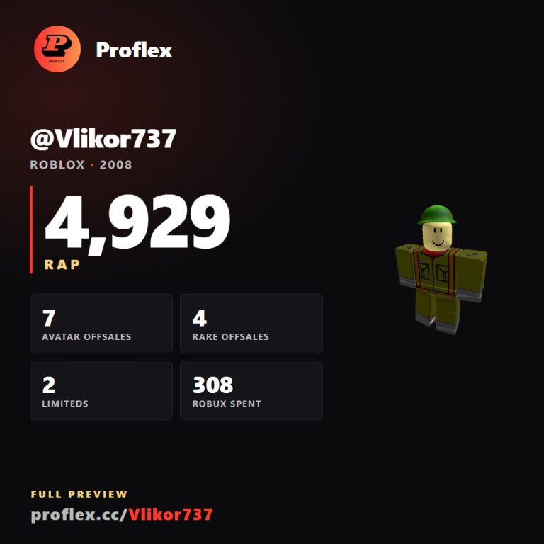 Roblox account