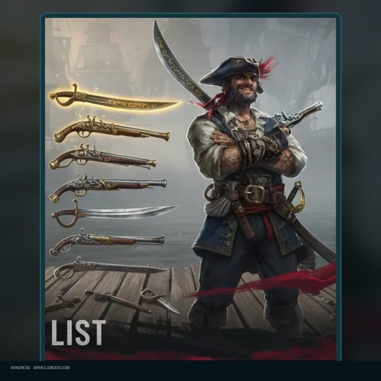 Windrose — Will Deliver Any Weapon • Armor Set +15 (Maximum) Windrose weapon and armor set +15