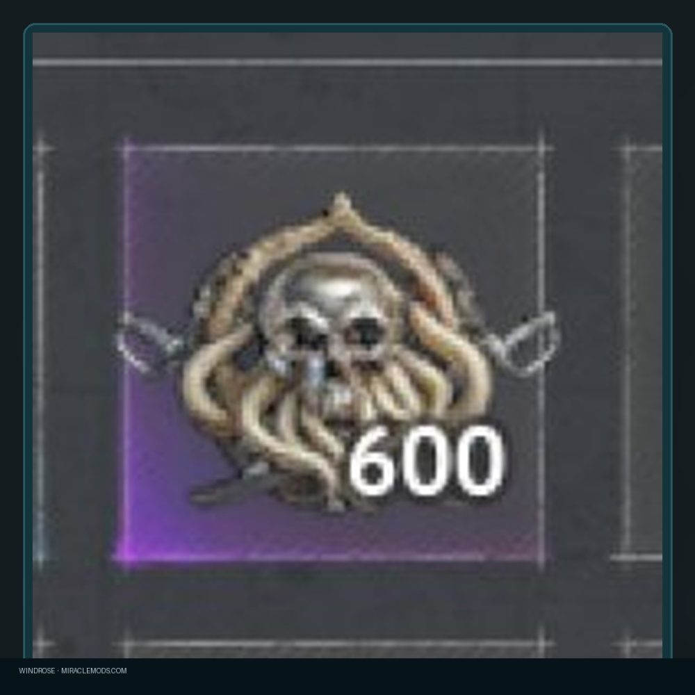 Windrose — Blackbeard Lieutenant Insignia x600 (Max Tortuga Reputation) Windrose Blackbeard Lieutenant Insignia for Tortuga reputation