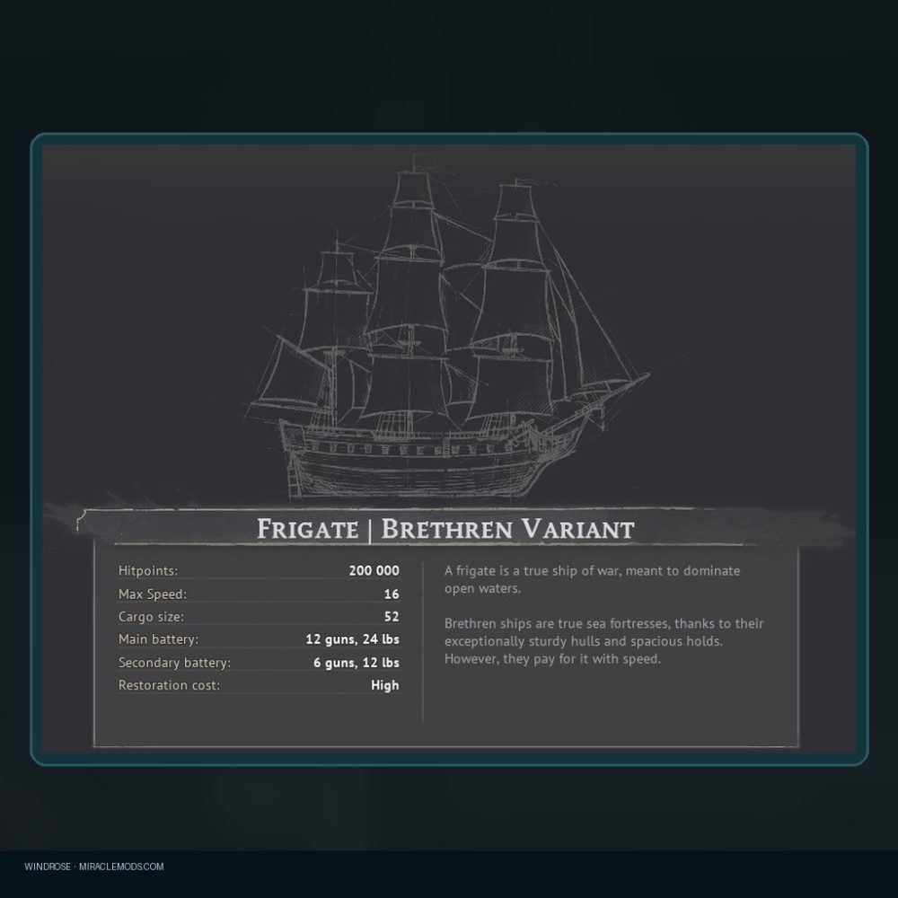 Windrose — Will Deliver All Materials To Build Frigate Windrose materials to build the frigate