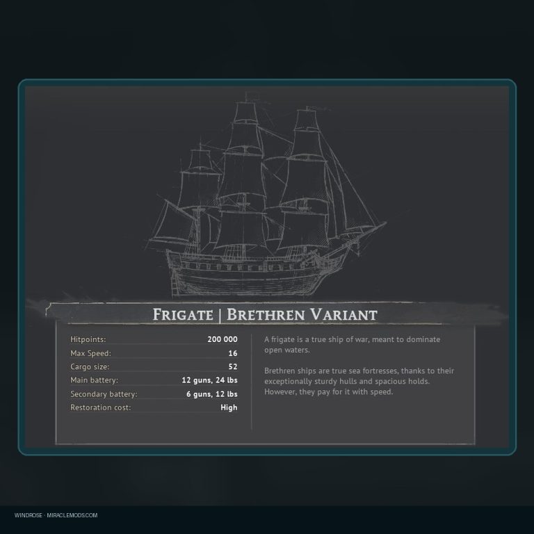 Windrose — Will Deliver All Materials To Build Frigate Windrose materials to build the frigate